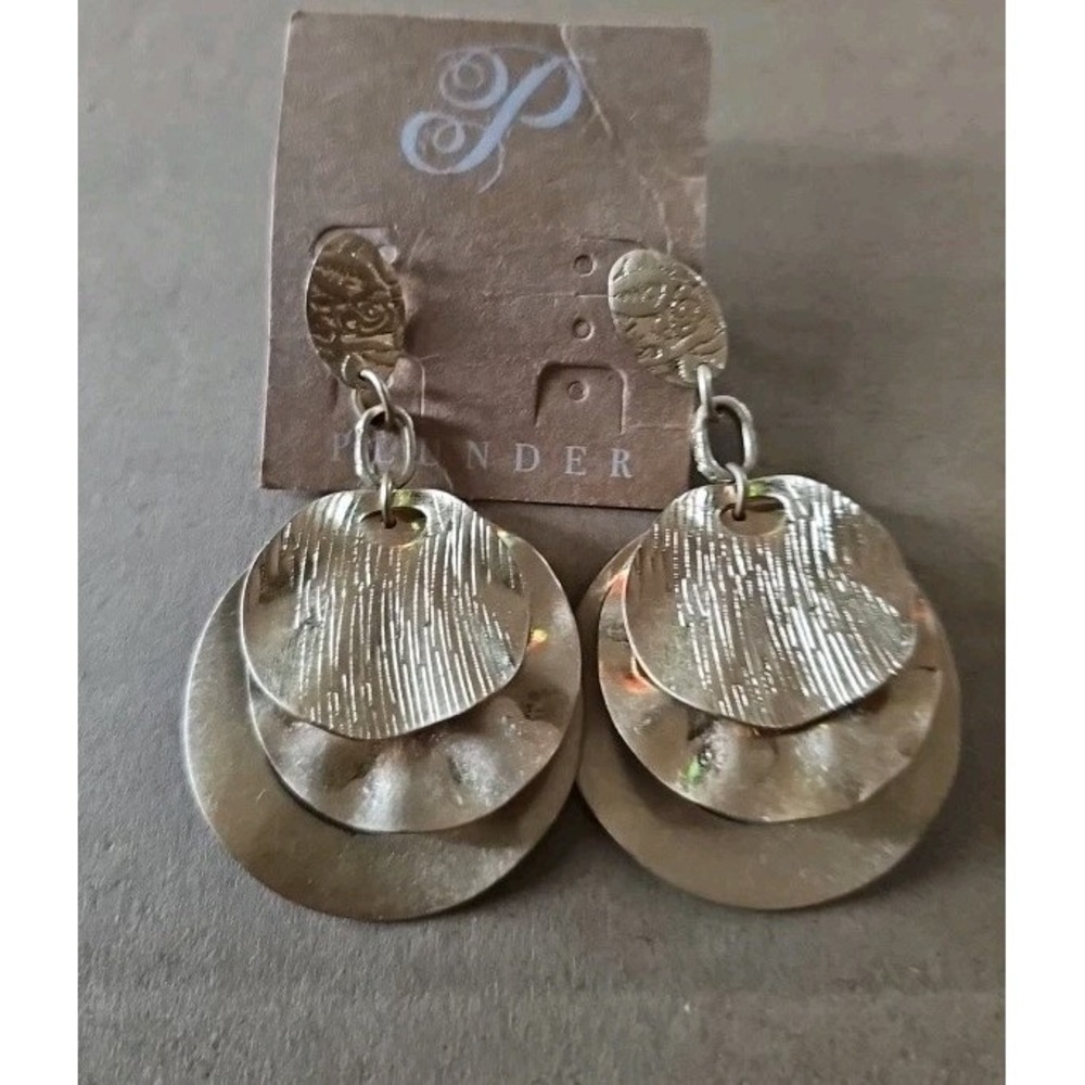 Plunder Design Jewelry‎ Gold Dangle Stud Earrings Bobby Selynne